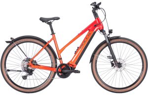 BULLS Cross Rider EVO 2 - 29 Zoll 750Wh 11K Trapez - metallic orange / chrome red