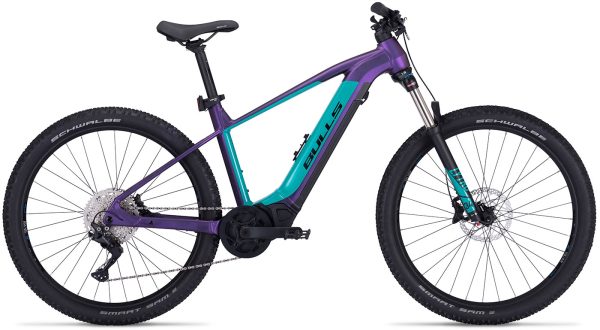 BULLS E-Stream EVA 1 27.5 - 27.5 Zoll 740Wh 10K Diamant - aubergine matt/emerald/black matt