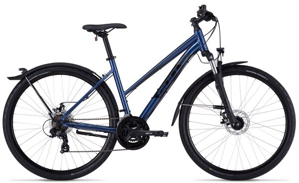 BULLS Wildcross Street - 28 Zoll 21K Trapez - steel blue