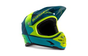 Bluegrass Intox Helm - Petrol Fluo Yellow Matt