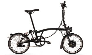 Brompton C-Line Electric Explore  - Typ M - 16 Zoll 300Wh 6N Faltrad - Gloss Black