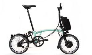 Brompton C-Line Electric Explore - Typ M - 16 Zoll 300Wh 6N Faltrad - Turkish Green