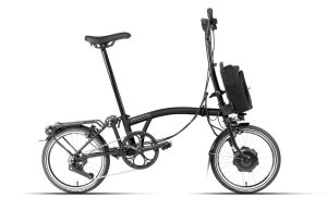 Brompton C-Line Electric Urban 4-speed - Typ H - 16 Zoll 300Wh 4K Faltrad - Black