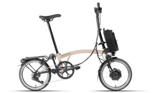 Brompton C-Line Electric Urban 4-speed - Typ H - 16 Zoll 300Wh 4K Faltrad - Dune Sand