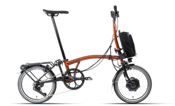 Brompton C-Line Electric Urban 4-speed - Typ H - 16 Zoll 300Wh 4K Faltrad - Flame Lacquer