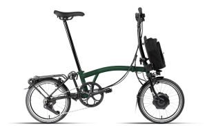 Brompton C-Line Electric Urban 4-speed - Typ H - 16 Zoll 300Wh 4K Faltrad - Racing Green