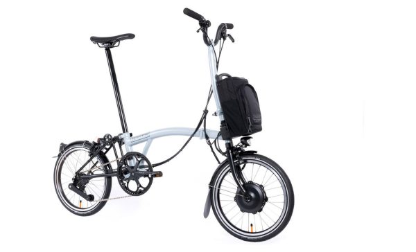 Brompton P-Line Electric Explore 12-speed - Typ H - 16 Zoll 300Wh 12K Faltrad - Lunar Ice