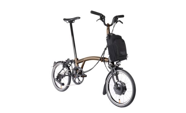 Brompton P-Line Electric Urban 4-speed - Typ H- 16 Zoll 300Wh 4K Faltrad - Bronze Sky