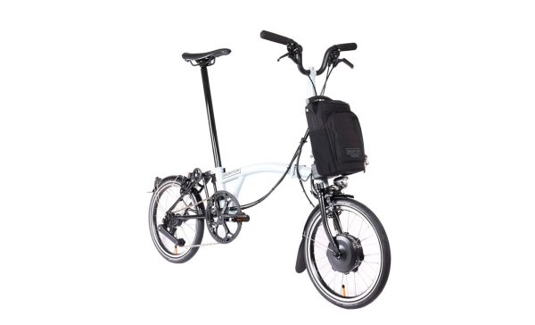 Brompton P-Line Electric Urban 4-speed - Typ H- 16 Zoll 300Wh 4K Faltrad - Lunar Ice