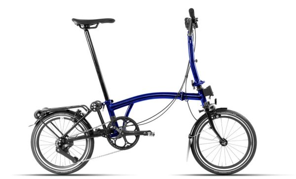 Brompton P-Line Explore - Typ H - 16 Zoll 12K Faltrad - Bolt Blue Lacquer