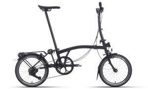 Brompton P-Line Explore - Typ H - 16 Zoll 12K Faltrad - Midnight Black Metallic