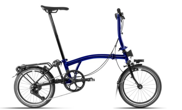 Brompton P-Line Urban - 4 Speed - Typ M - 16 Zoll 4K Faltrad - Bolt Blue Lacquer