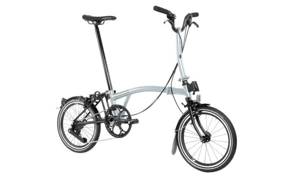 Brompton P-Line Urban - 4 Speed - Typ M - 16 Zoll 4K Faltrad - Lunar Ice