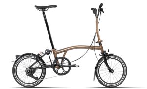 Brompton P-Line Urban - 4 speeds - Typ M - 16 Zoll 4K Faltrad - Bronze Sky