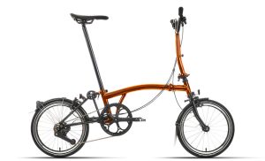 Brompton P-Line Urban - 4 speeds - Typ M - 16 Zoll 4K Faltrad - Flame Lacquer