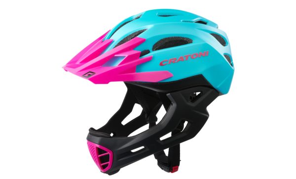 Cratoni C-Maniac - turquoise-pink matt