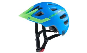 Cratoni Maxster Pro Kinderhelm - blue-green matt