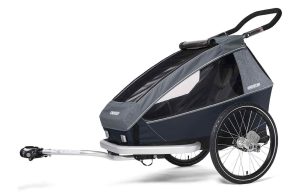 Croozer Kid Vaaya 1 Kinderfahrradanhänger - graphite blue