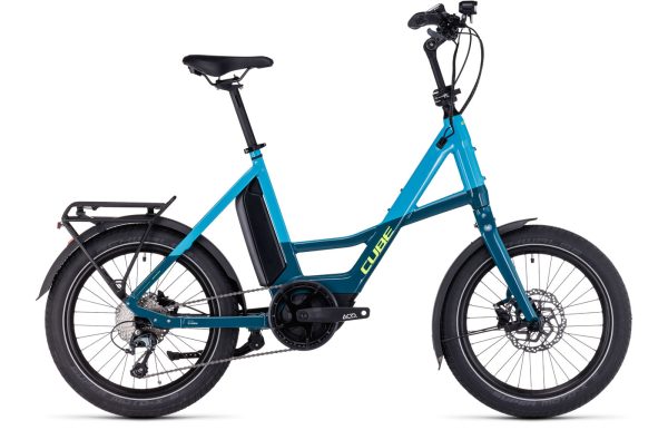 Cube Compact Sport Hybrid 500 - 20 Zoll 500Wh 10K Compact - blue´n´lime