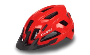 Cube Helm Steep - glossy red