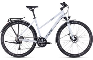 Cube Nature Pro Allroad - 28 Zoll 30K Trapez - frostwhite´n´grey