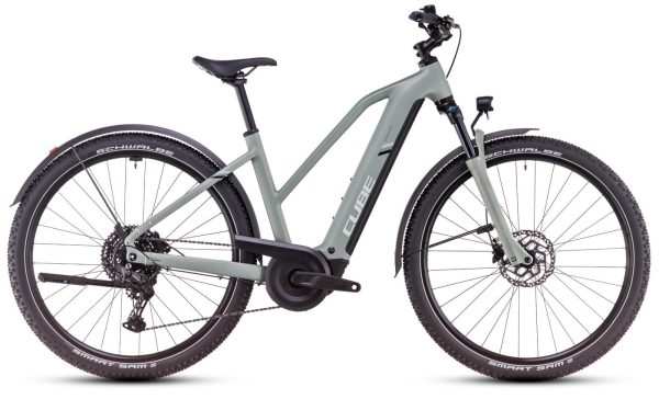 Cube Nuride Hybrid Pro Allroad - 29 Zoll 800Wh 10K Trapez - pistachio´n´stonegrey