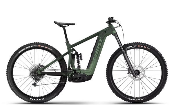 Ghost E-Riot EN Universal - 27.5 // 29 Zoll 750Wh 12K Fully - dark green/met. green - glossy