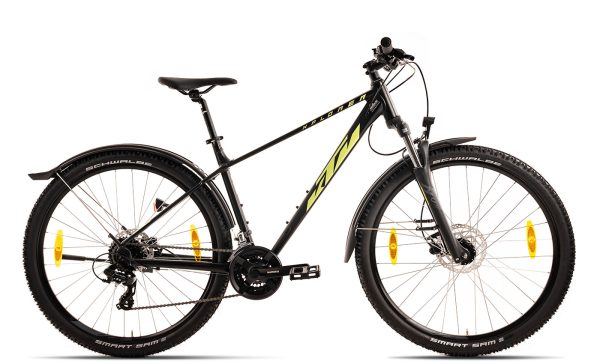 KTM XPLORER STREET 27 - 27.5 Zoll 24K Diamant - Black Matt Green Lime