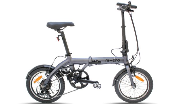 Mikro E-Bike - 16 Zoll 87Wh 6K Faltrad - grau matt