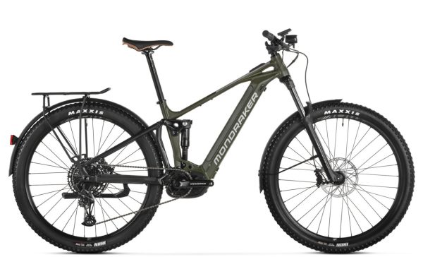 Mondraker Chaser X - 29 Zoll 625Wh 12K Fully - Military Silber Schwarz