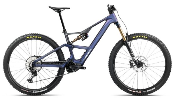 Orbea RISE LT M10 - 29 Zoll 630Wh 12K Fully - Tanzanite Carbon View - Carbon Raw