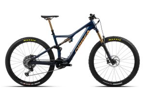 Orbea RISE M-Team - 29 Zoll 360Wh 12K Fully - Coal Blue/Red Gold