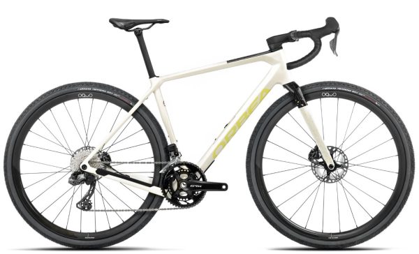 Orbea TERRA M20iTEAM - 28 Zoll 24K Diamant - Ivory White-Spicy Lime