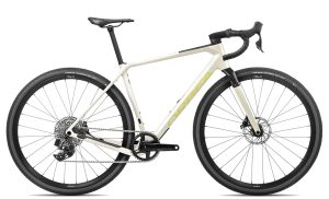 Orbea TERRA M31eTEAM 1X - 28 Zoll 12K Diamant - Ivory White-Spicy Lime