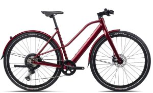 Orbea VIBE MID H10 MUD - 28 Zoll 248Wh 12K Trapez - Metallic Dark Red