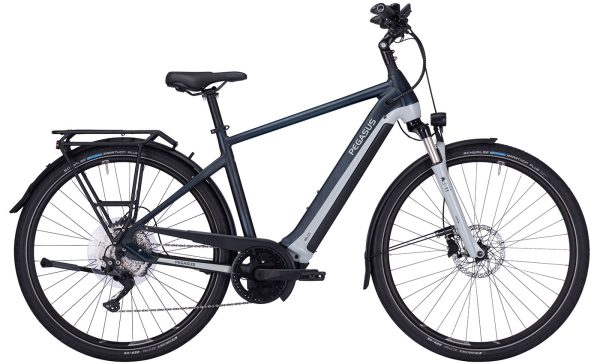 PEGASUS Premio Evo 10 Lite 750 - 28 Zoll 750Wh 10K Diamant - saphire black matt/cool grey