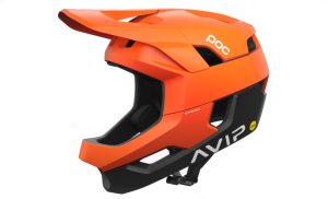 POC Otocon Race Mips - fluorescent orange AVIP/uranium black