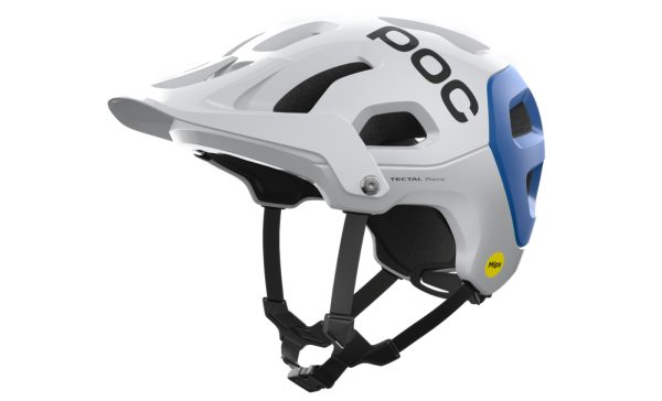 POC Tectal Race Mips - hydrogen white/opal blue metallic matt