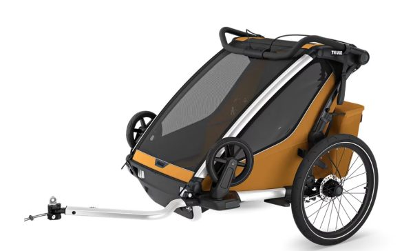 Thule Chariot Sport 2 double - Kinderfahrradanhänger - Natural Gold