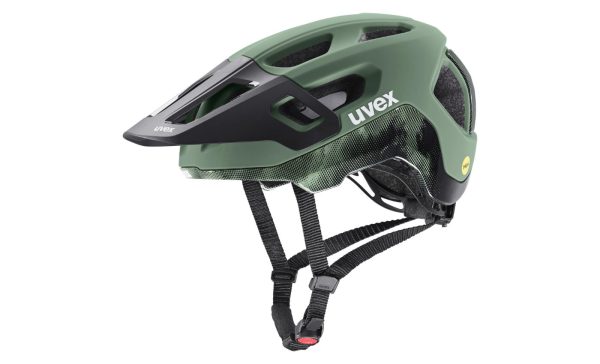 Uvex react MIPS - MTB Helm - Moss Green Black Matt