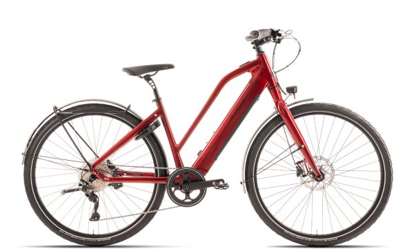 Velo de Ville 6TY Urban - 28 Zoll 430Wh 11K Trapez - Wine Red